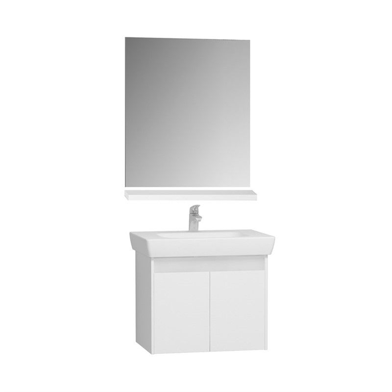 Vitra Step Demonte Set Bathroom Cabinet With Lid 85cm - White  #335540
