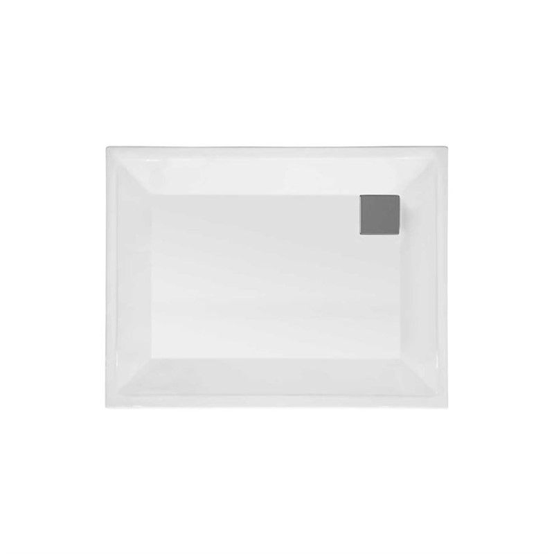 VitrA T Rectangular Monoblock Shower Tray 110x90cm - White  #341391