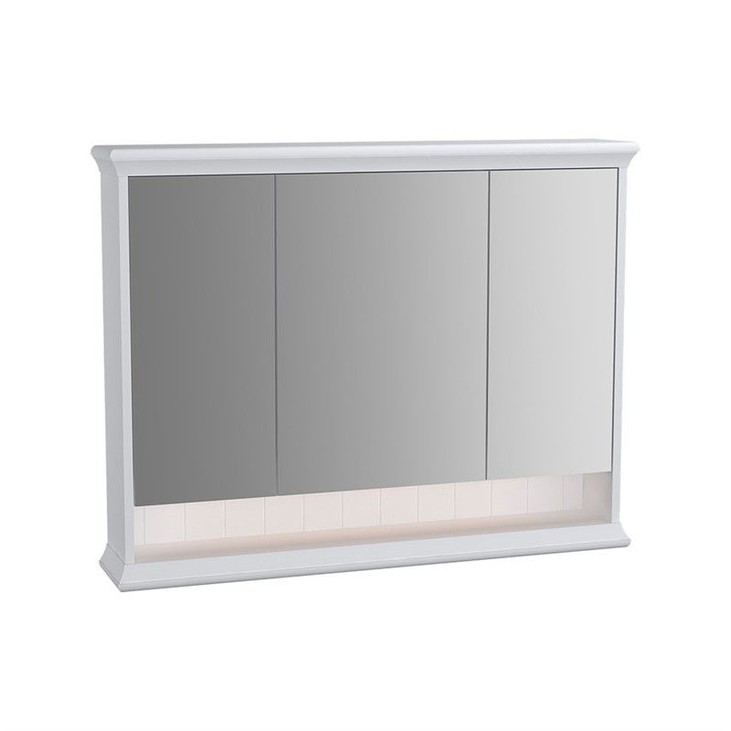 VitrA Valarte LED Mirror Cabinet 100cm - White #338976
