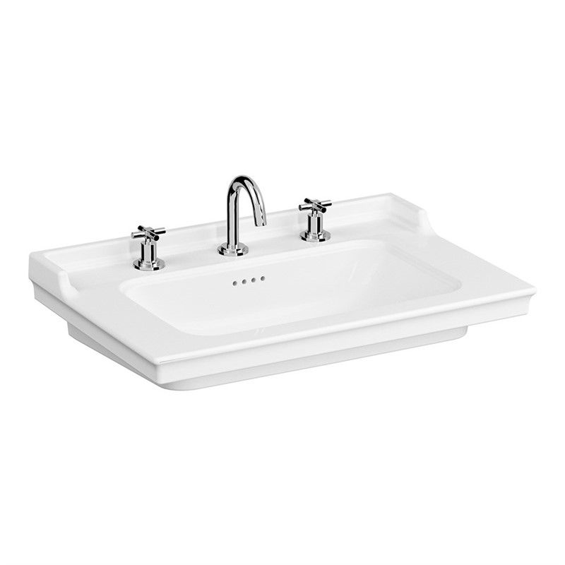 VitrA Valarte kupaonski umivaonik s 3 rupe 80 cm - bijeli #338783