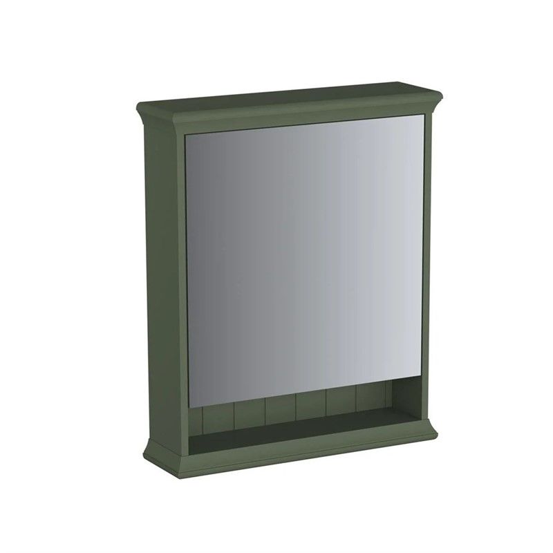 VitrA Valarte Neo Right Side Cabinet with Mirror 65cm - Green #353246