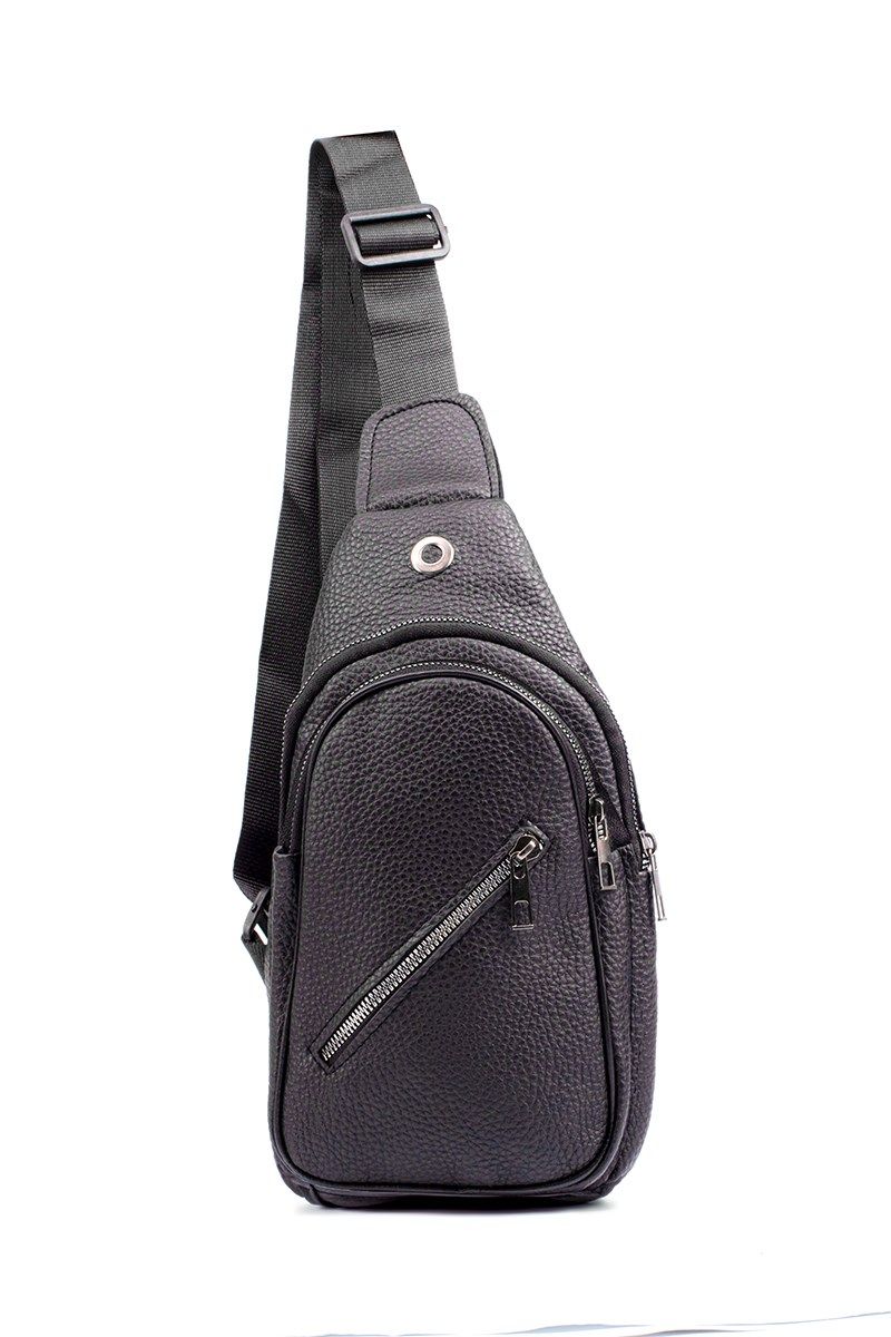Мъжка чанта за носене през рамо - Черна 20230914015
