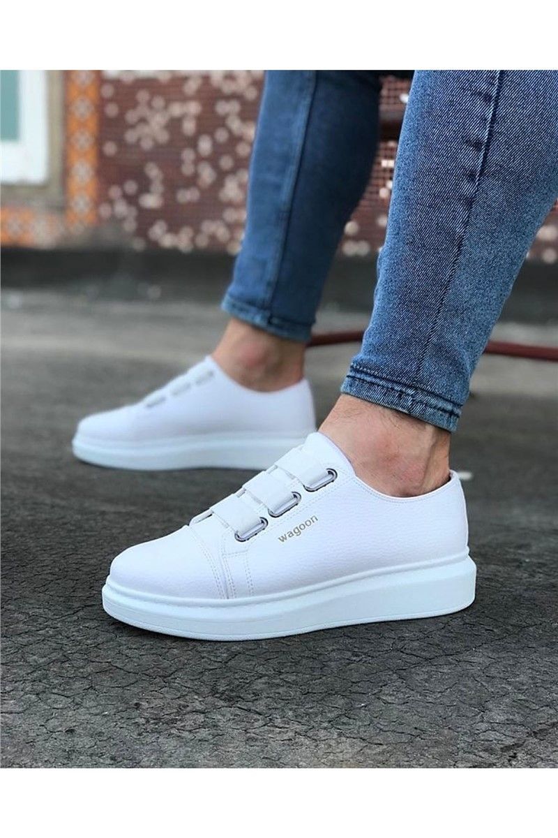 Мъжки ежедневни обувки  WG026 - Бели #317187
