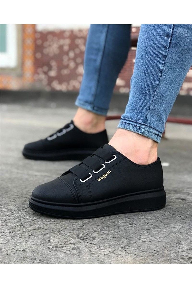 Мъжки ежедневни обувки WG026 - Черни #317141