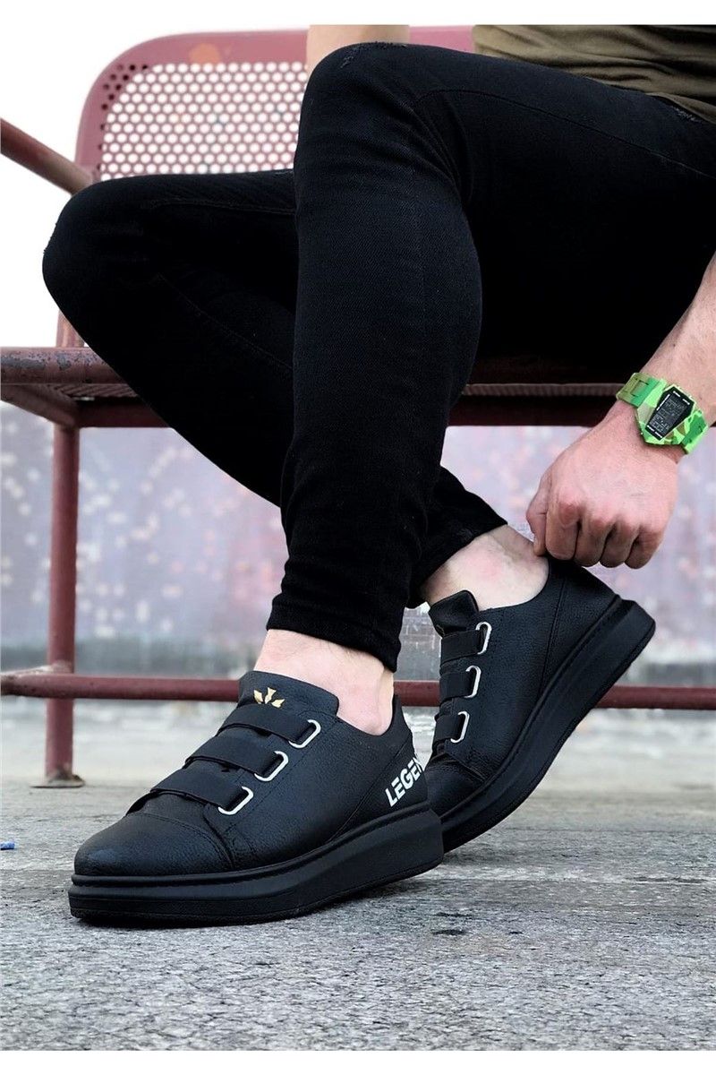 Men's casual shoes WG029 - Black # 317102