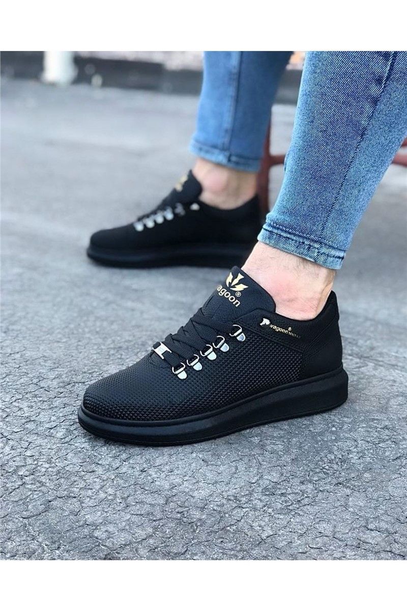 Men's casual shoes WG047 - Black # 317201