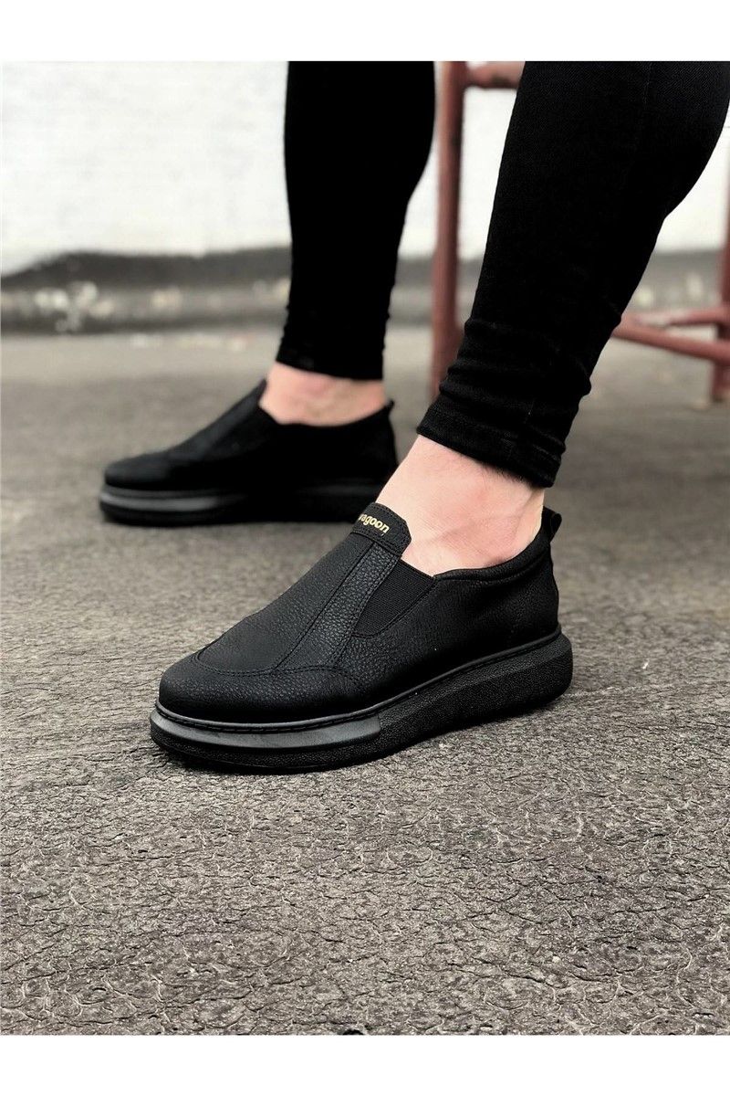 Мъжки ежедневни обувки WG049 - Черни #358464