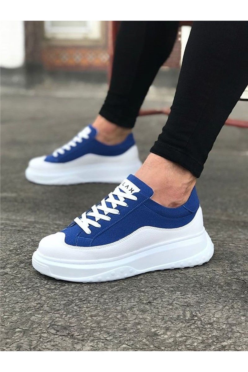 Muške cipele WG507 - bijele s plavim #329467