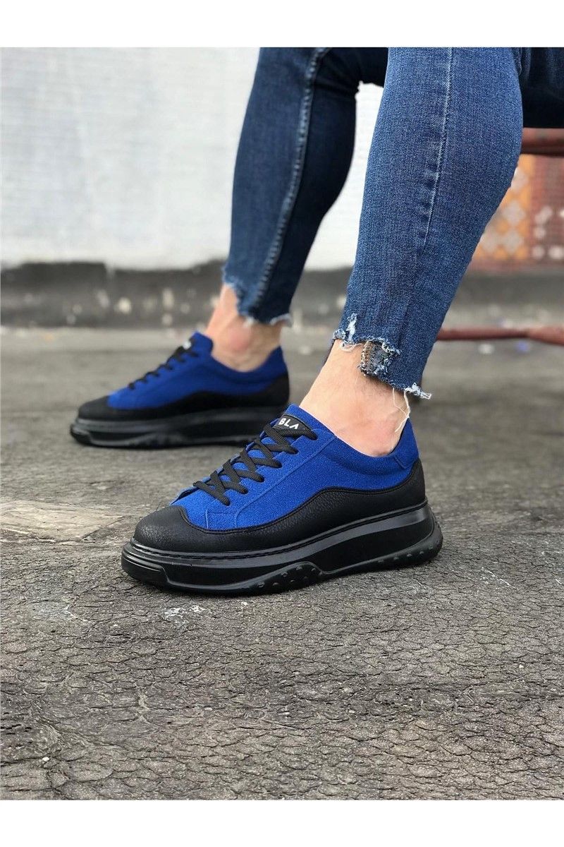 Men's shoes WG507 - Black-Blue #332066