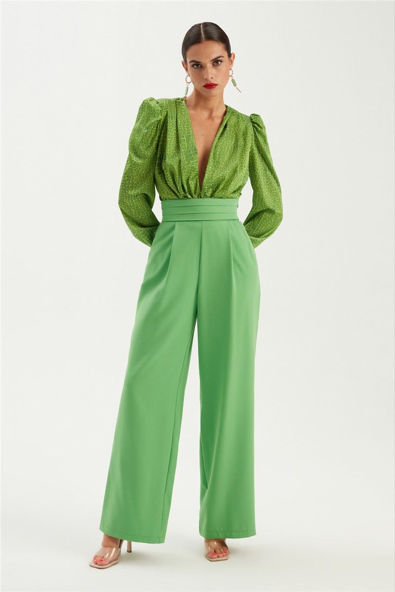 Women's Pants - Green #361244
