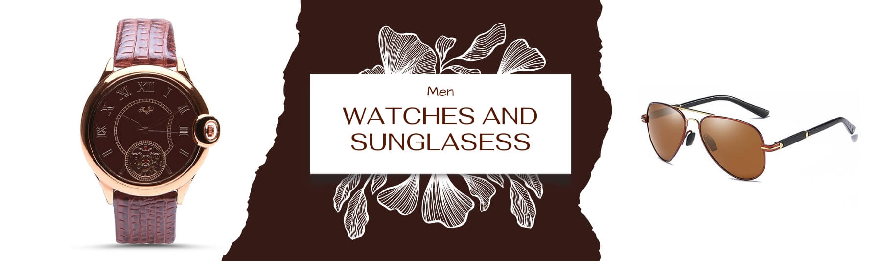 Relógios e óculos de sol