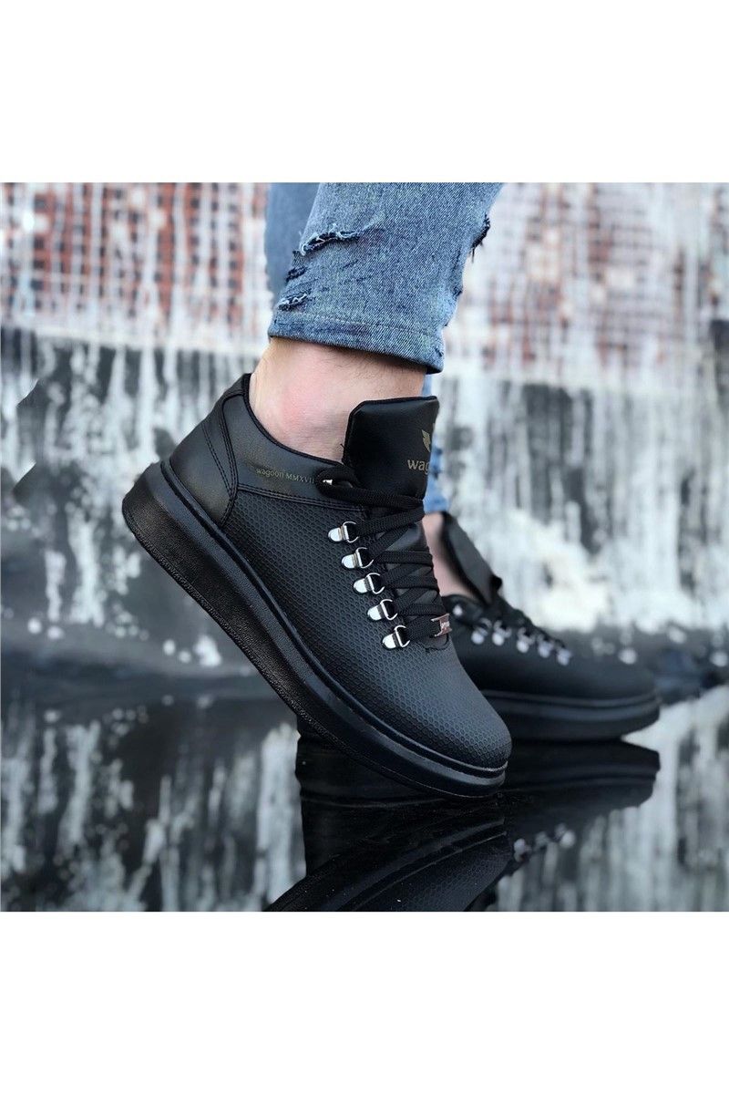 Men's casual shoes WG047 - Black #324239