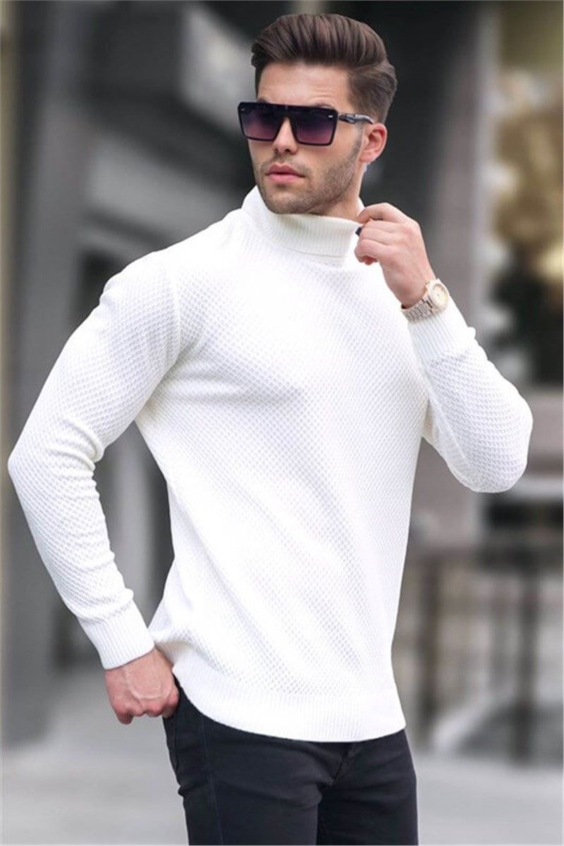 Muški džemper 5989 - bijeli #359088