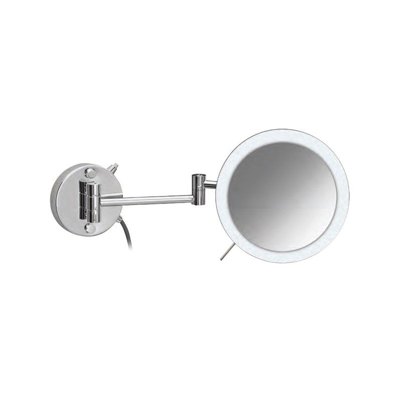 Windisch Double Armed Magnifying Mirror with Led Light - Chrome-#344270