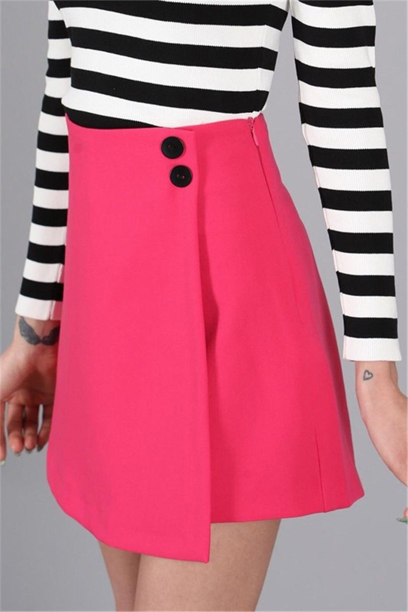 Women's short skirt - Bright pink #328834