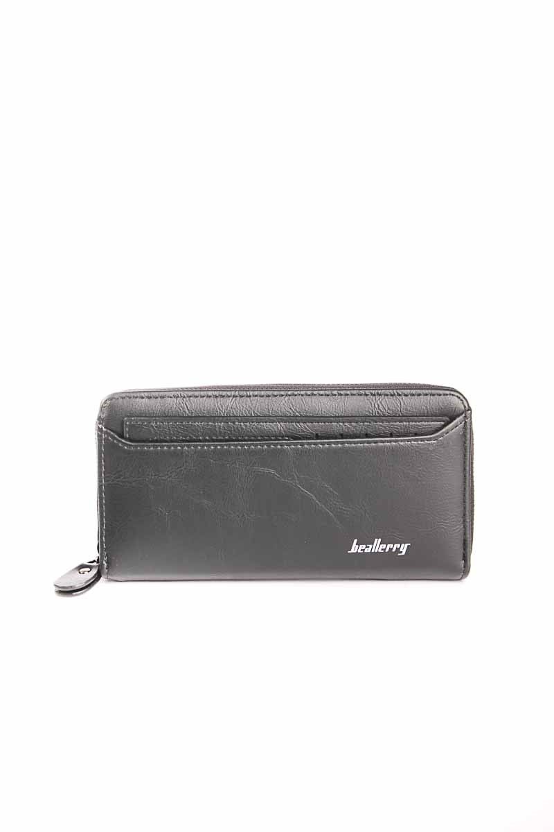 Women's Leather Checkbook Wallet - Black #22170003511