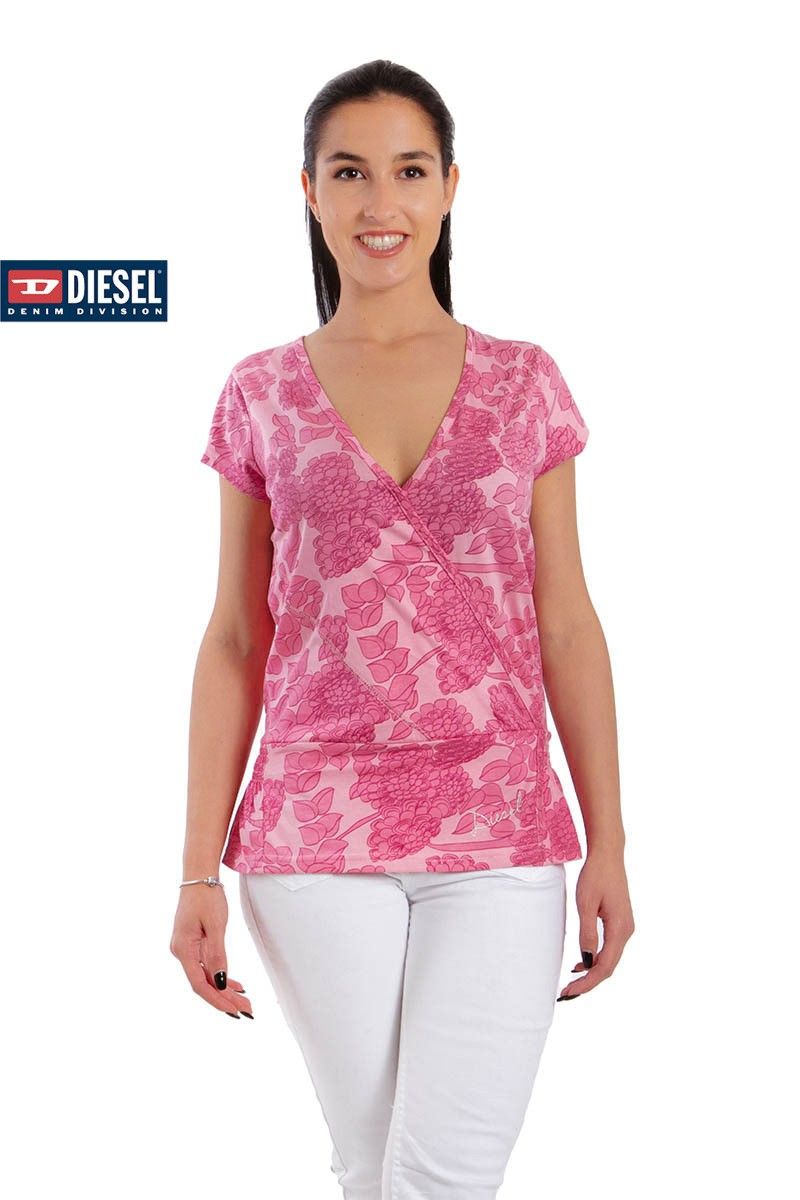 Diesel Women's T-Shirt - Pink #202625