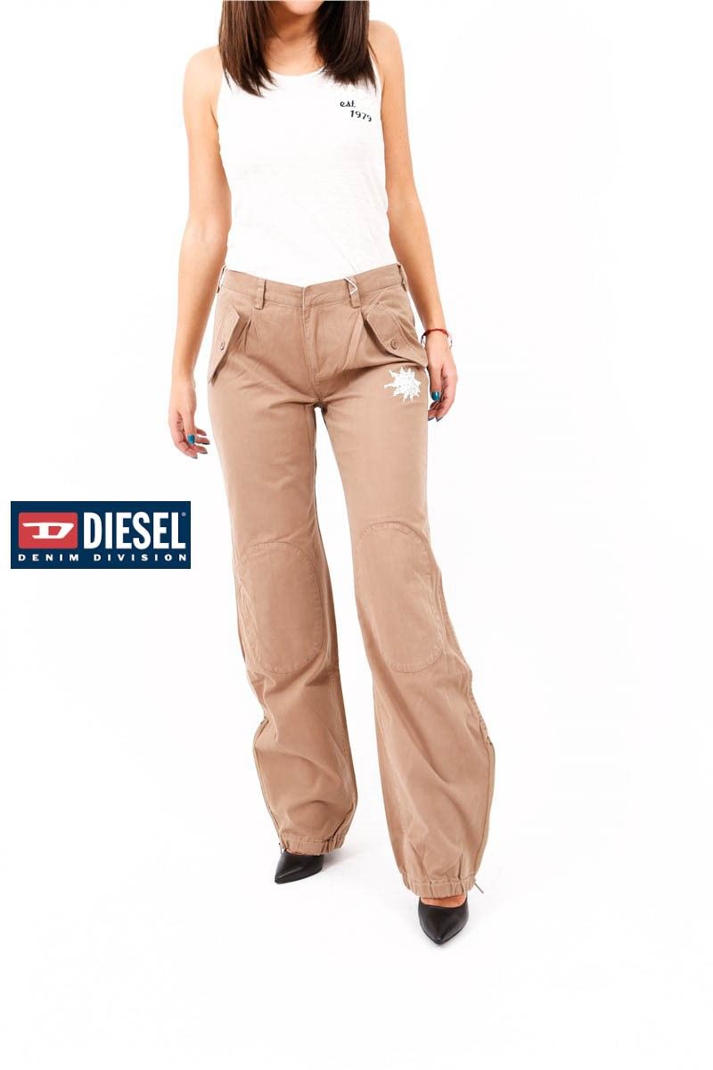 Diesel Women's Trousers - Beige #22087547
