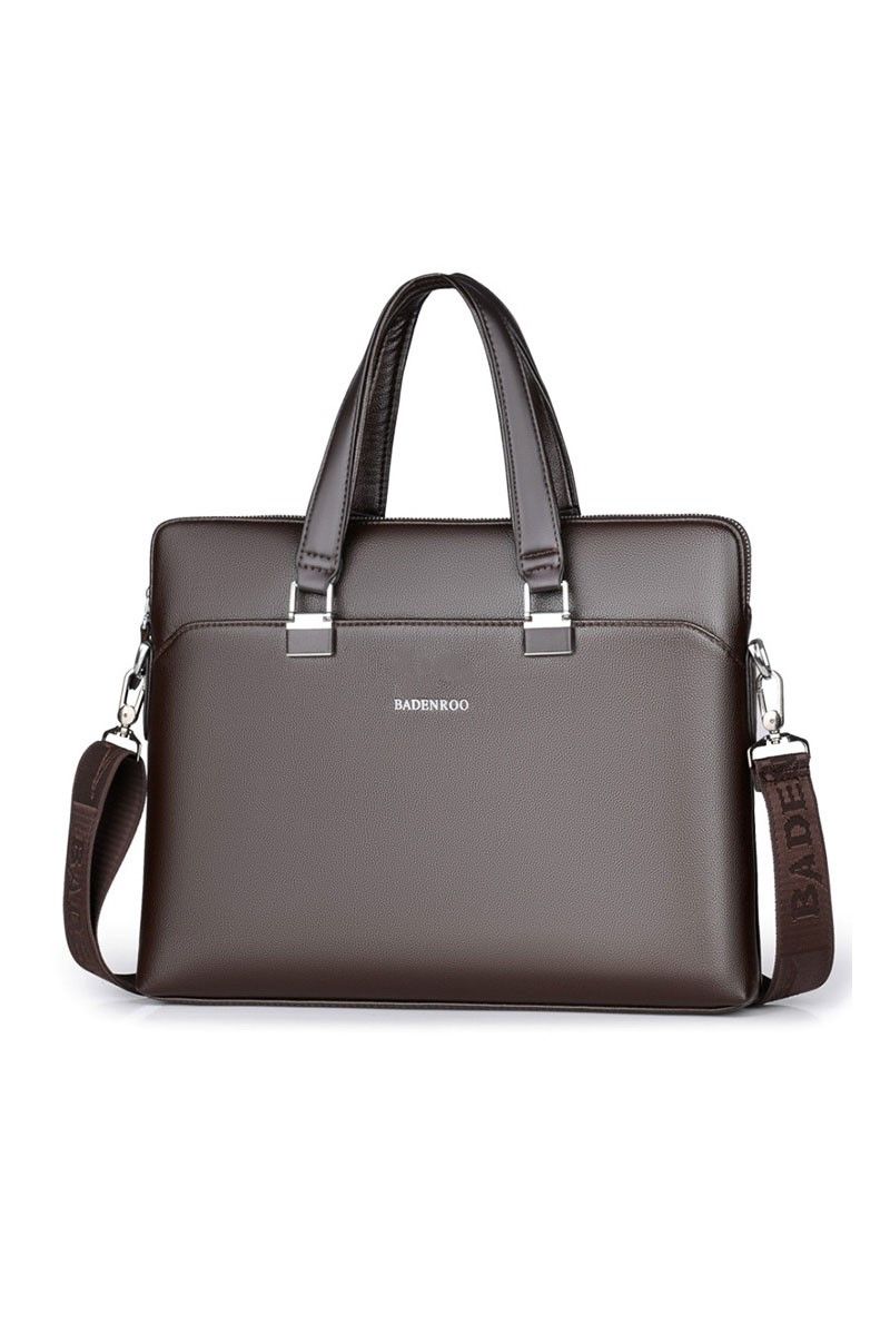 Women's leather bag - Dark brown 127