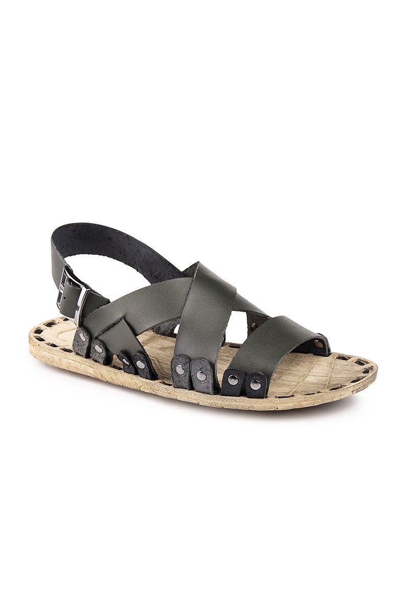 GPC Men's Leather Sandals - Khaki #81054467