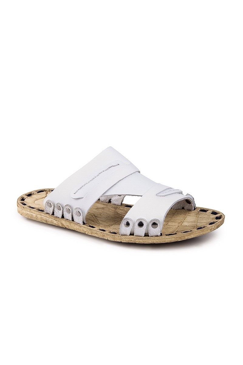 GPC Men's Leather Sandals - White #81054470