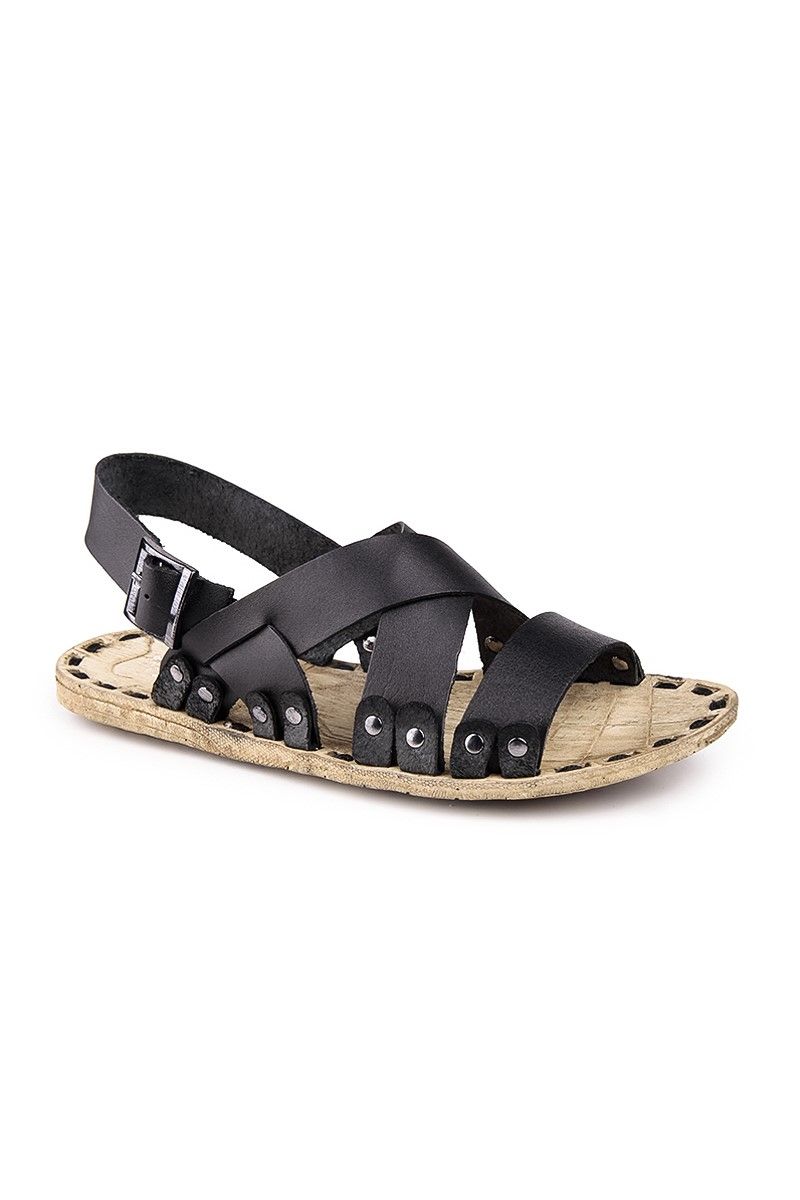 GPC Men's Leather Sandals - Black #81054479