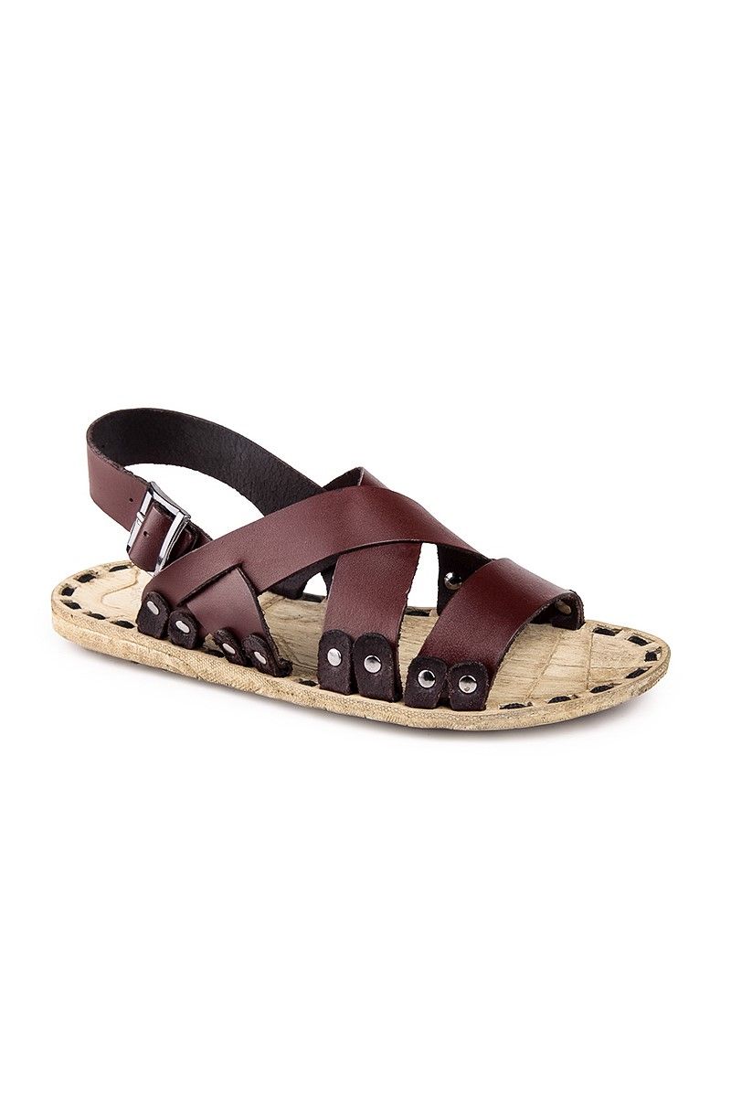 GPC Men's Leather Sandals - Burgundy #81054480