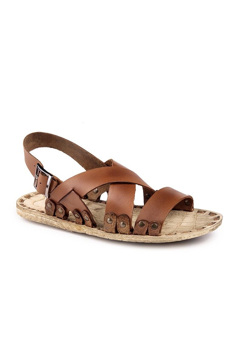 GPC Men's Leather Sandals - Brown #81054482