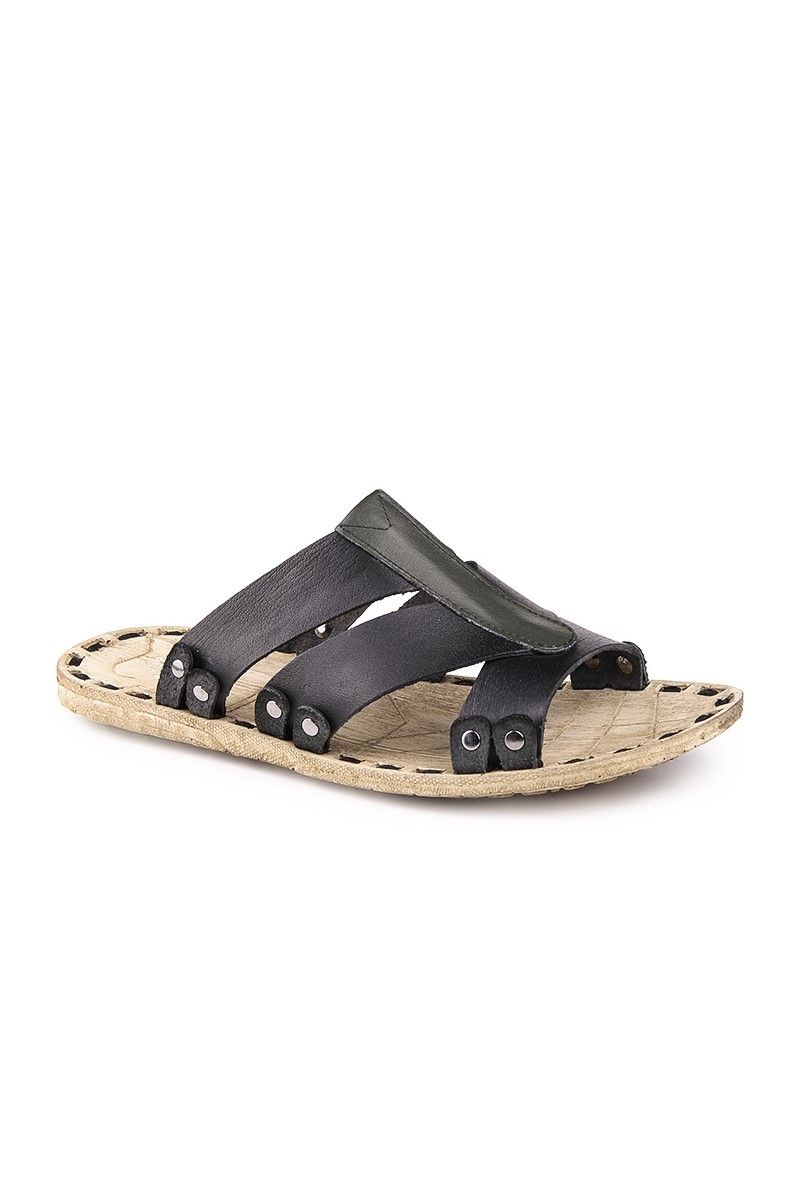 GPC Men's Leather Sandals - Black #81054483
