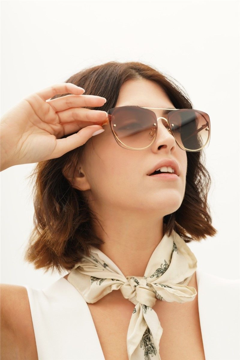 Ženske sunčane naočale - smeđe 20210835360