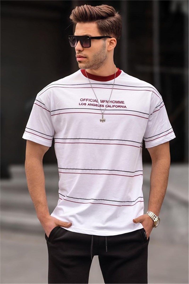 T-shirt uomo 6063 - Bianco #394523