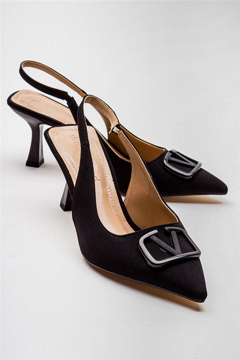 Women's Heeled Shoes - Black #401871