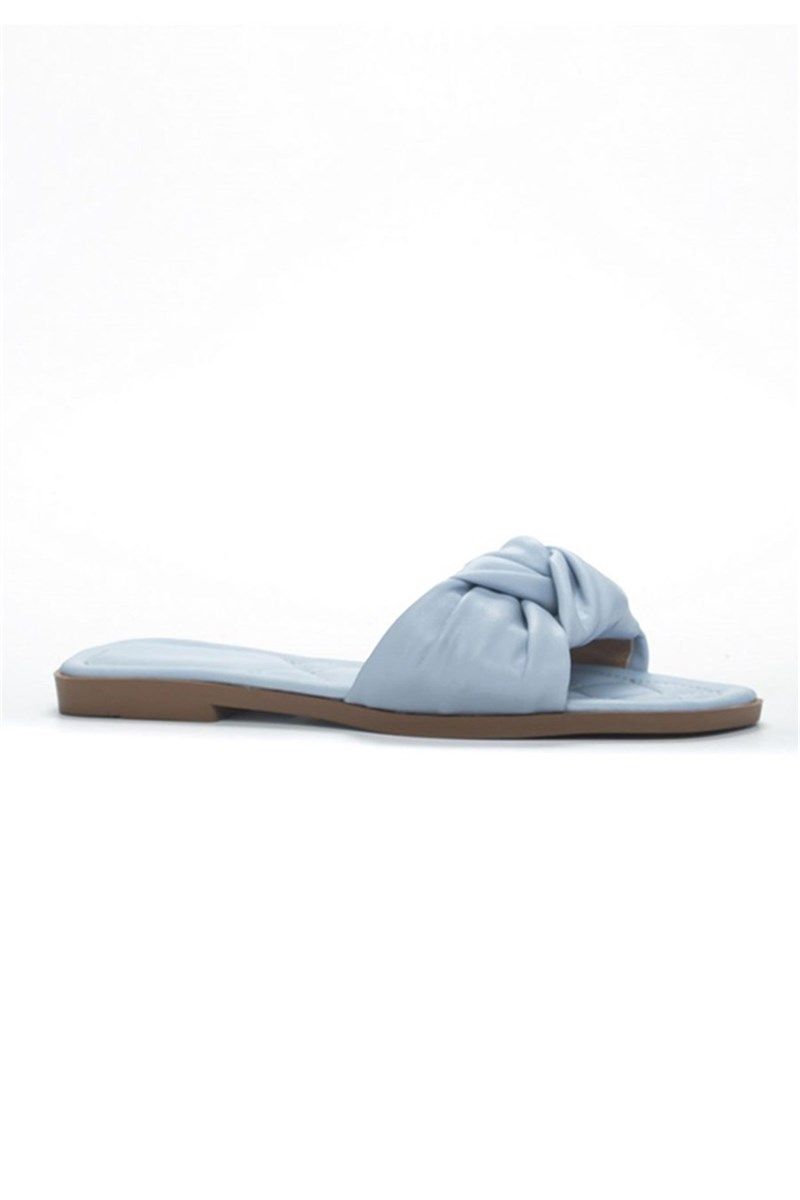 Women's Casual Slippers - Light Blue #384941