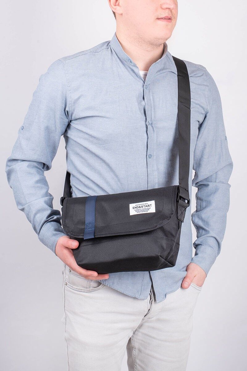 Мъжка чанта - Черна 2105