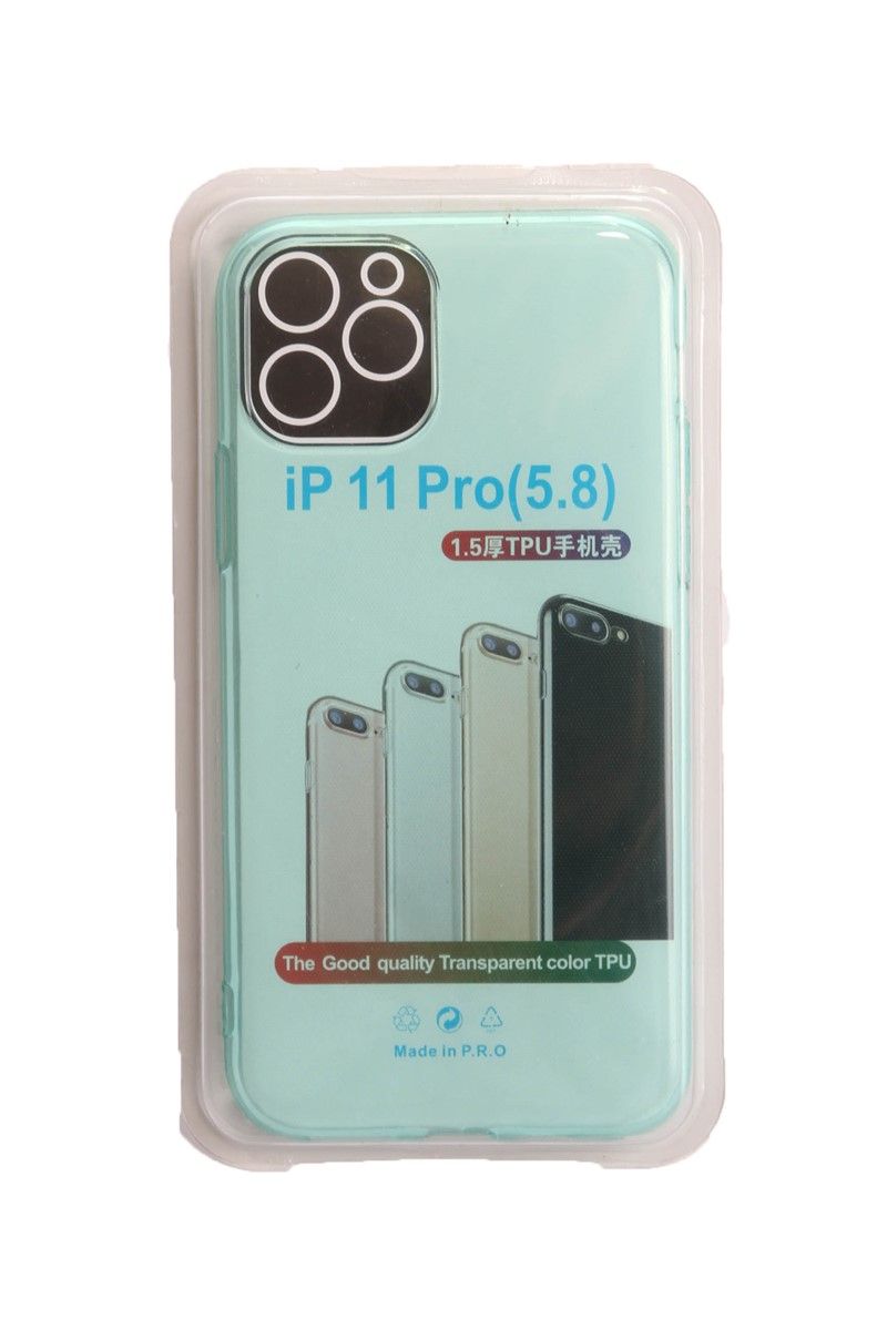 Custodia in silicone per iPhone 11 Pro Turquoise 734271